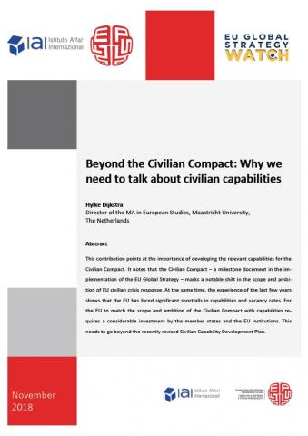 Beyond The Civilian Compact Why We Need To Talk About Civilian Capabilities Iai Istituto Affari Internazionali